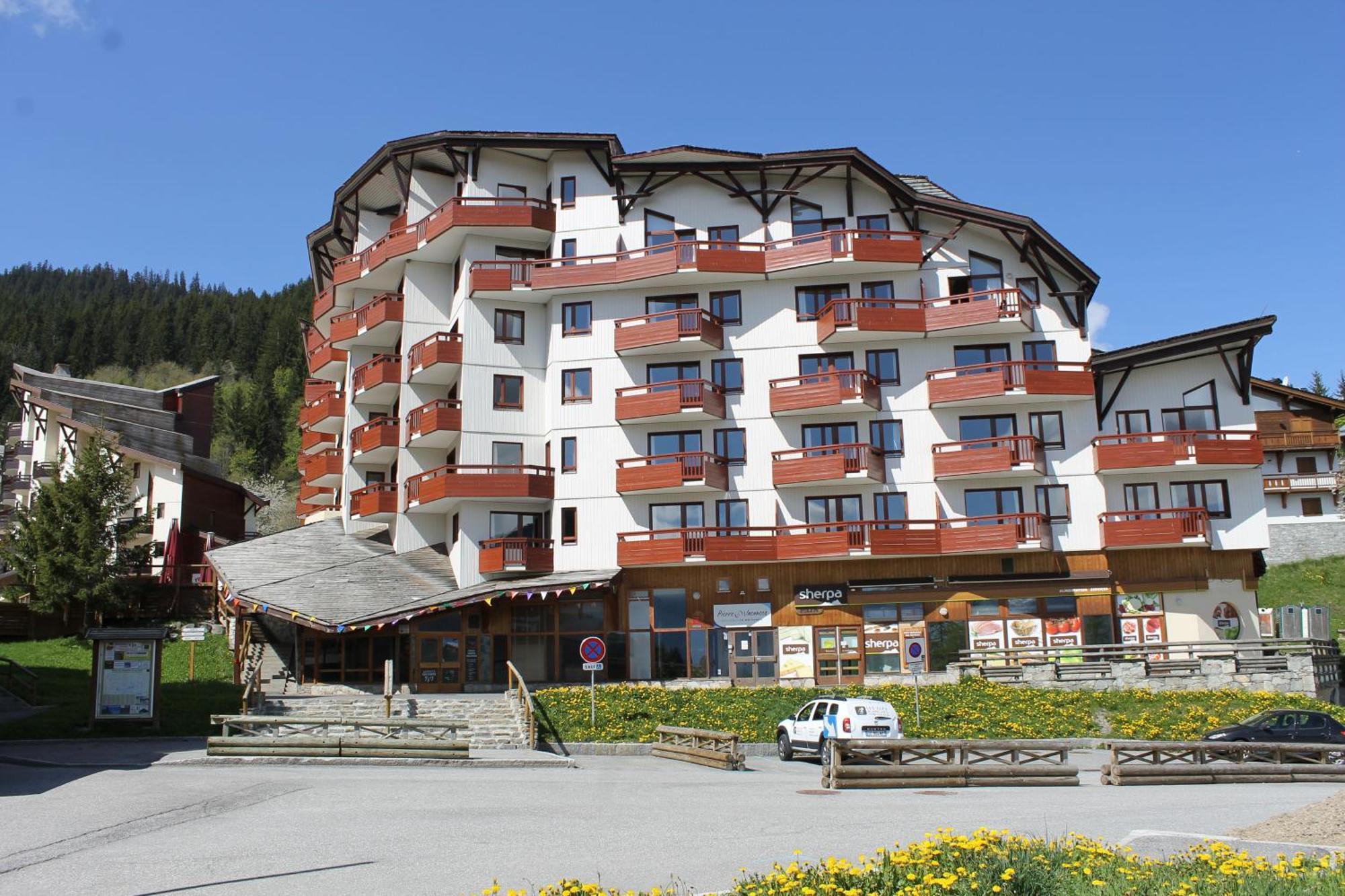 Residence Britania Cles Blanches La Tania Buitenkant foto