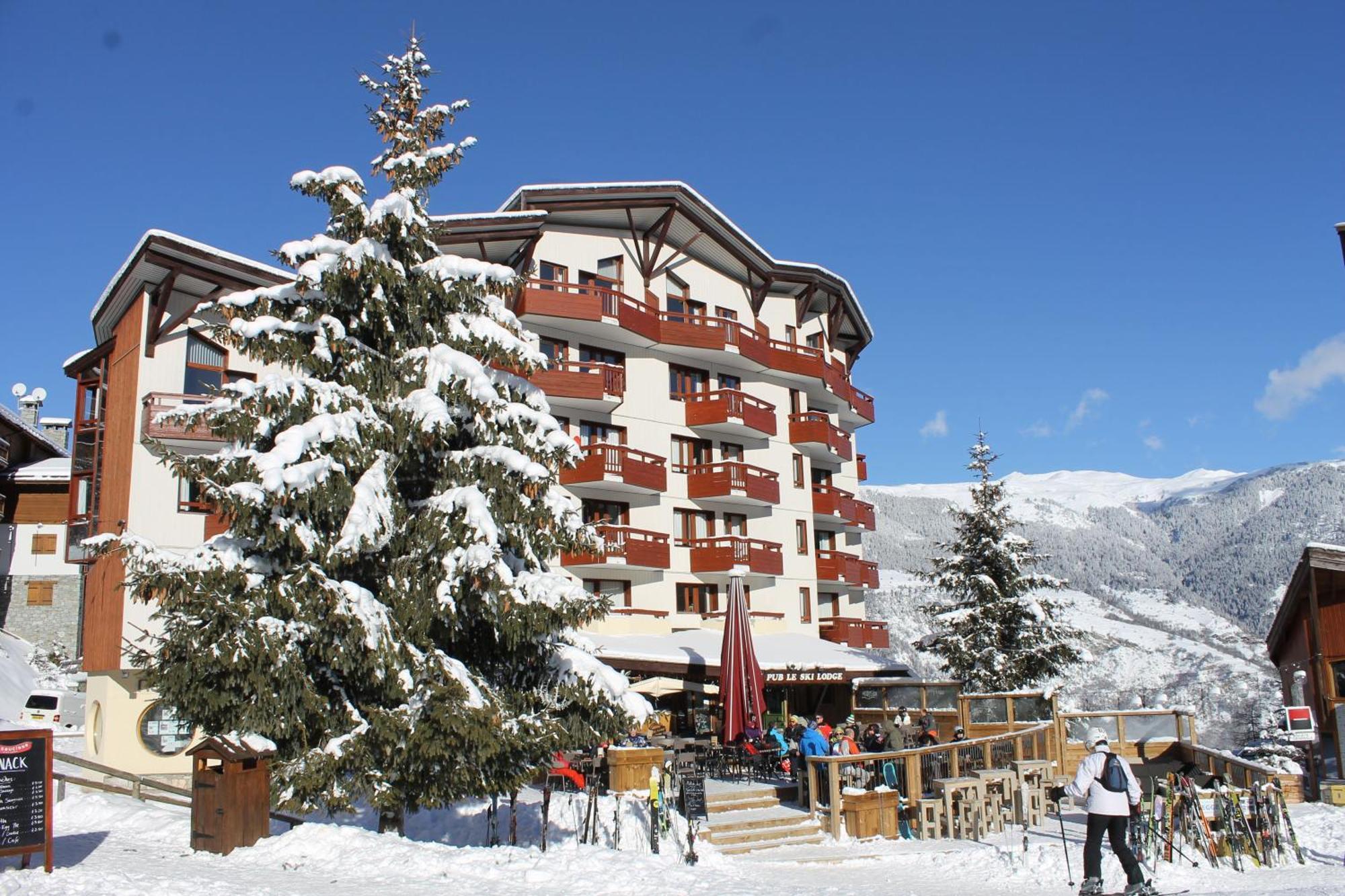 Residence Britania Cles Blanches La Tania Buitenkant foto